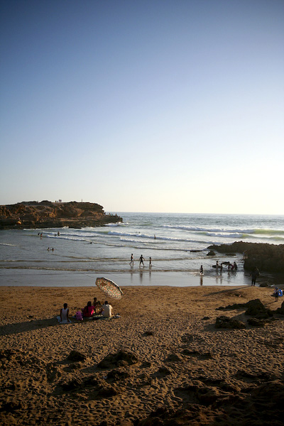 Beach at sunset